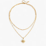 Colar Raio de Sol Dourado