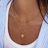 Colar Raio de Sol Dourado